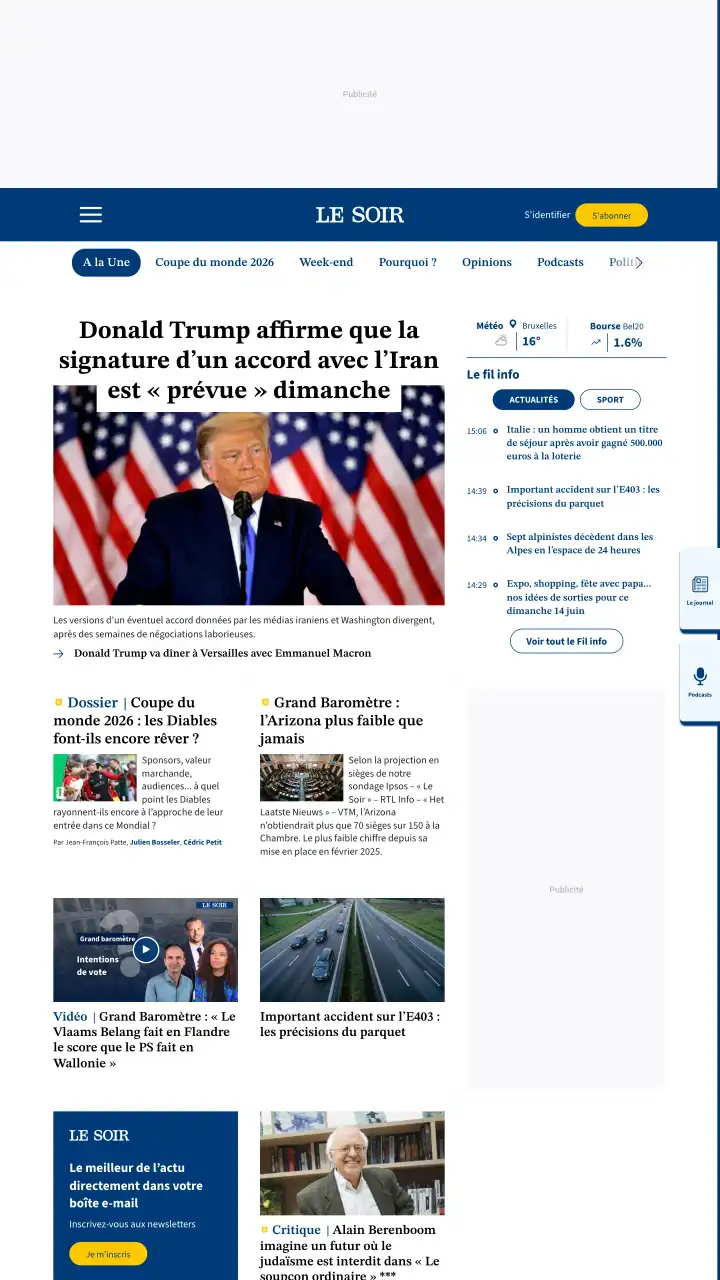 Preview of Le Soir