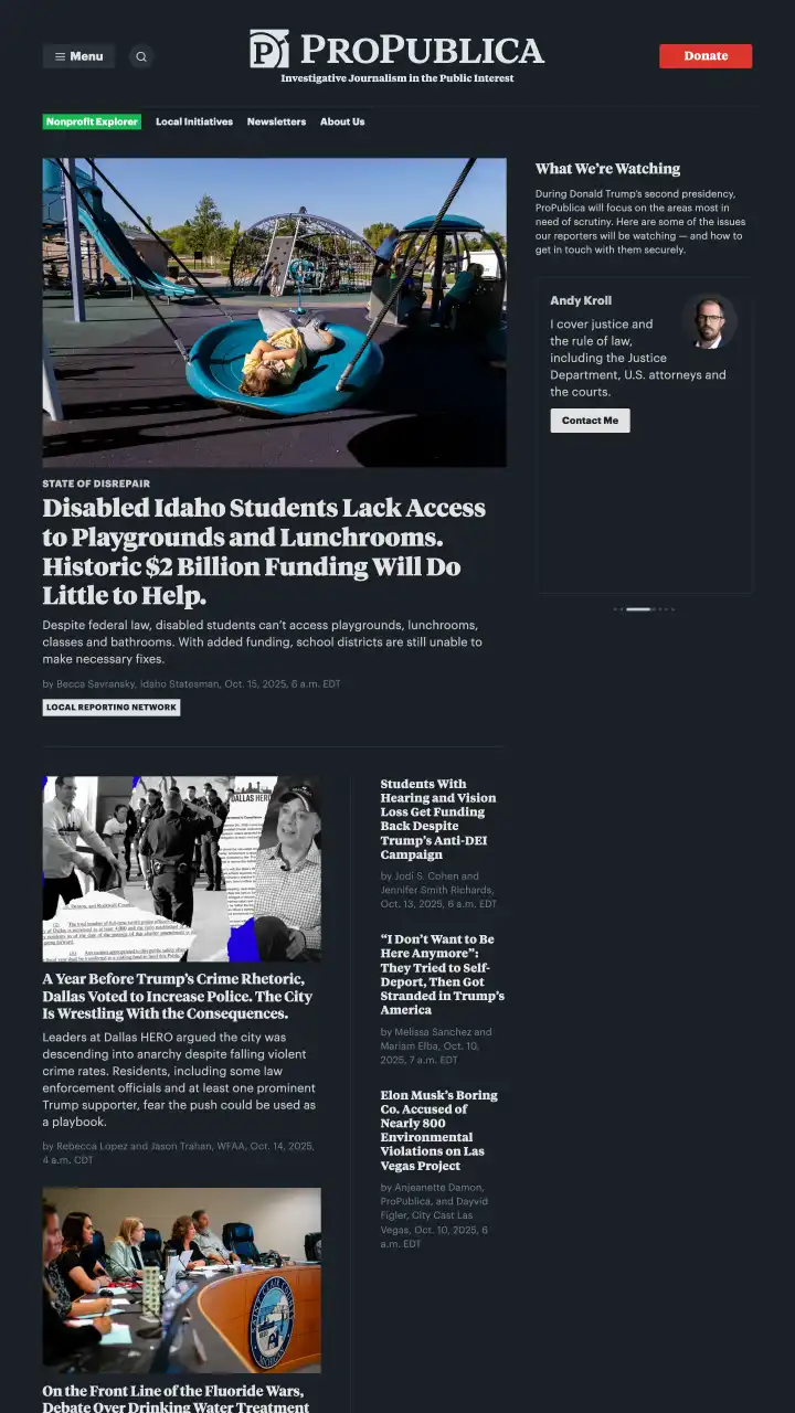 Réamhamharc de ProPublica