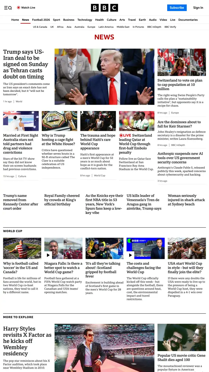 Preview of BBC News