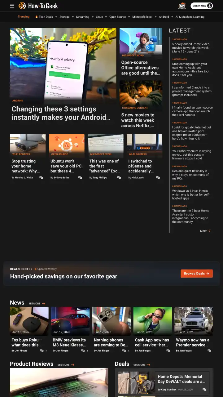 Preview of howtogeek.com