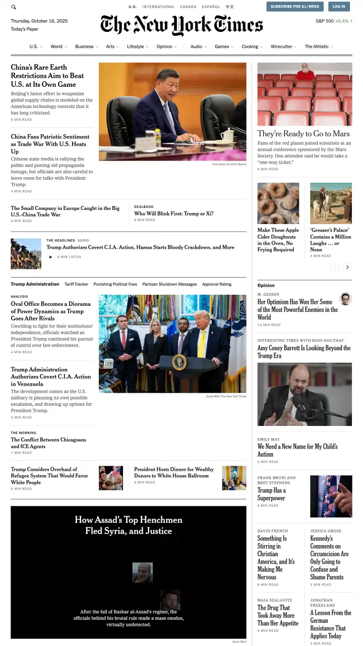 Réamhamharc de The New York Times