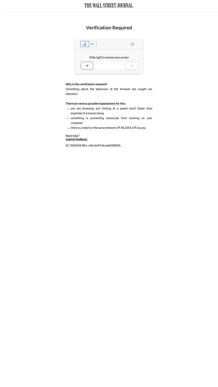 Preview of The Wall Street Journal