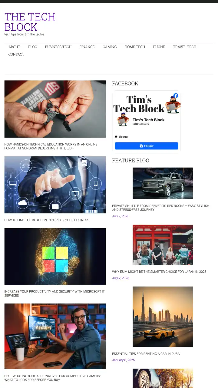 Preview of thetechblock.com