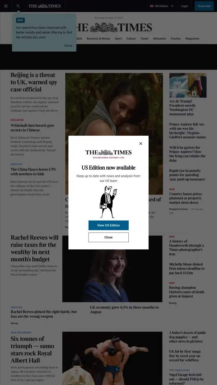 Preview of The Times (UK)