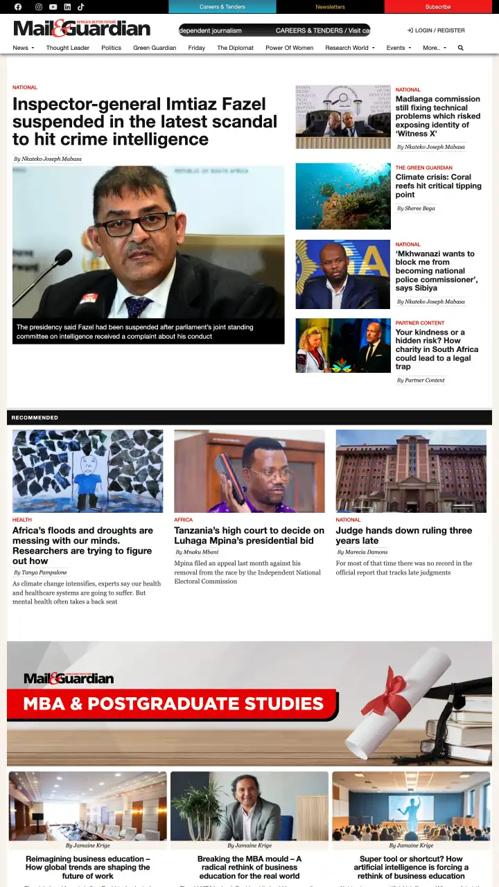 Preview of Mail & Guardian