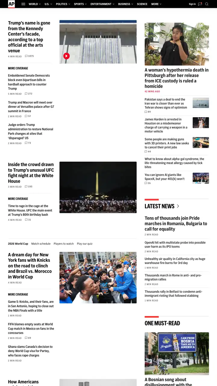 Preview of AP News