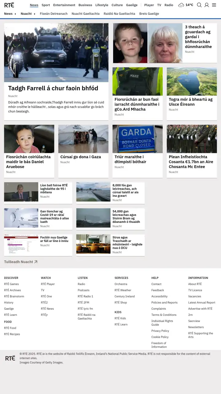 Preview of Nuacht RTÉ