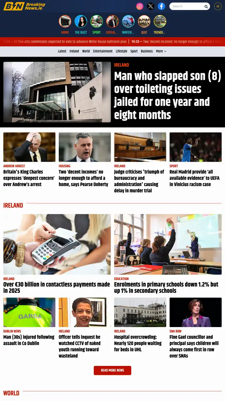 Preview of BreakingNews.ie