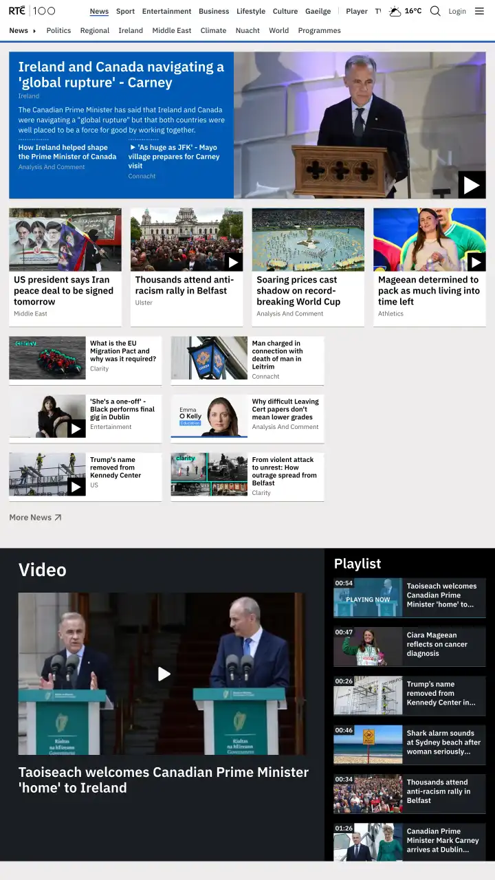 Preview of RTÉ News